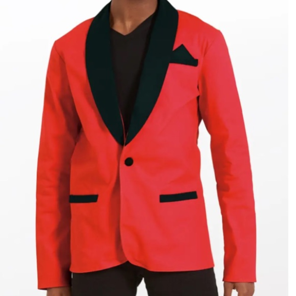 Weissman’s style #11986 in red size LC dance blazer in mint condition.